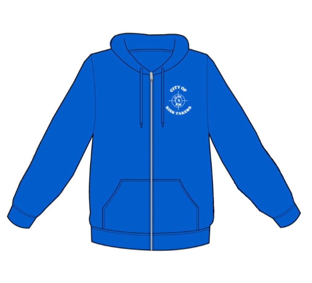 OG Royal Blue Zip Up Hoodie